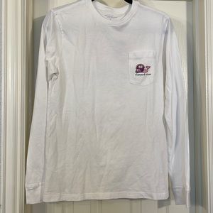NWOT Vineyard Vines long sleeve football/ Vikings t-shirt - youth L